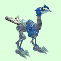 Blue Mechanostrider (Yellow Eyes)