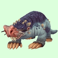 Blue Mole w/ Large Nose, Incisors, Leg Spikes