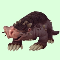 Dark Mole w/ Large Nose, No Teeth, Leg Spikes