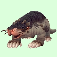 Taupe Mole w/ Small Nose, No Teeth, Leg Spikes