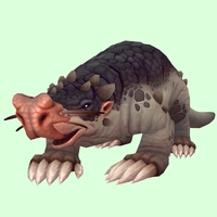 Taupe Mole w/ Large Nose, No Teeth, Leg Spikes