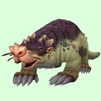 Green Mole w/ Trefoil Nose, No Teeth, Leg Spikes