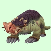 Green Mole w/ Large Nose, Tusks, Leg Spikes