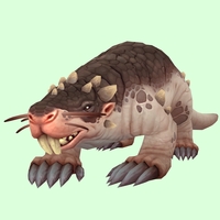 Pale Mole w/ Small Nose, Incisors, Leg Spikes