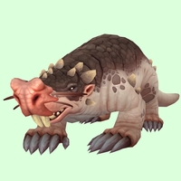 Pale Mole w/ Large Nose, Incisors, Leg Spikes