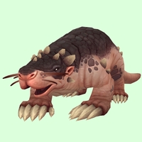 Pink Mole w/ Small Nose, No Teeth, Leg Spikes