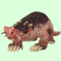 Pink Mole w/ Large Nose, Tusks