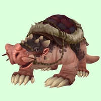 Pink Mole w/ Red Saddle, Large Nose, No Teeth