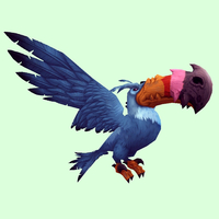 Mid-Blue Axebeak