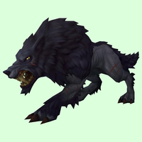 Black Dire Worg