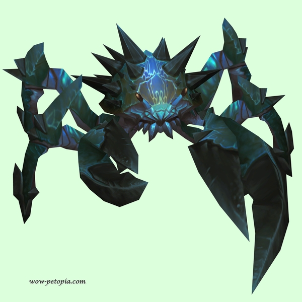 Dark Blue-Green Spiked Crab