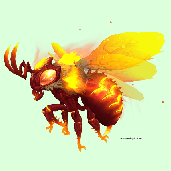 Red Cinderbee w/ Front Antennae