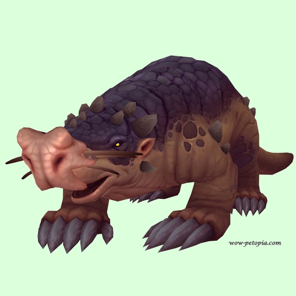 Brown Mole w/ Large Nose, No Teeth, Leg Spikes