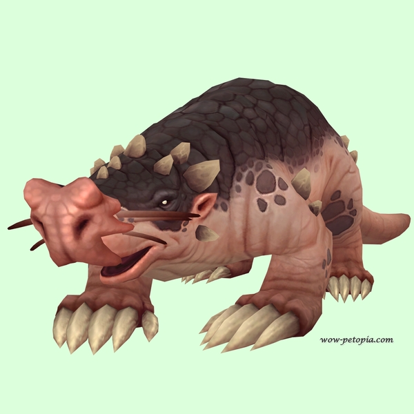 Pink Mole w/ Large Nose, No Teeth, Leg Spikes