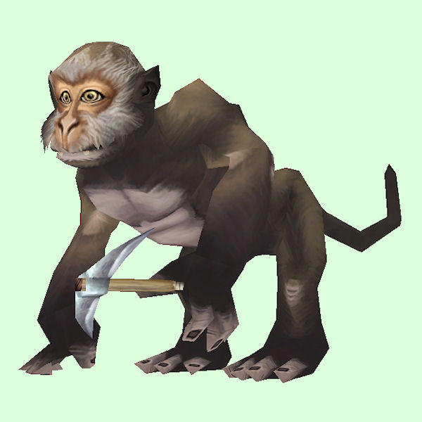 Brown Axe Monkey