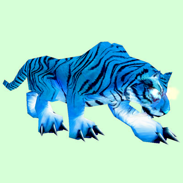 Glowing Blue Mystic Cat