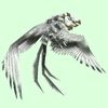 Ghostly White Two-Headed Vulture