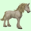 Light Palomino Horse w/ Long Mane