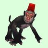 Black Monkey with Fez