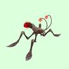Red Armored Water Strider