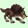Brown Draenor Wolf