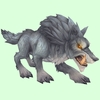 Silver Draenor Wolf