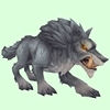 Silver Draenor Wolf