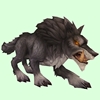 Grey Draenor Wolf