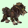 Armored Brown Draenor Wolf