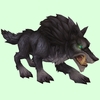 Black Draenor Wolf