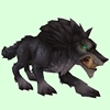 Black Draenor Wolf