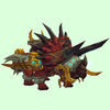Armored Red Direhorn
