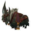 Grey Riding Yak