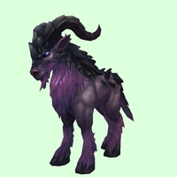 Dark Purple Rugged Talbuk w/ Backswept Horns