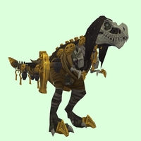 Grey Skeletal Devilsaur w/ Gold Armour