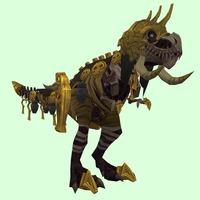 Dark Skeletal Devilsaur w/ Gold Armour & Helmet