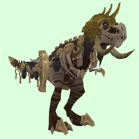Brown Skeletal Devilsaur w/ Light Armour & Helmet