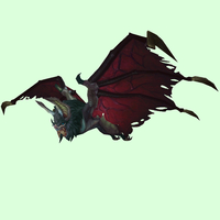 Green Bat w/ Dark Red Wings