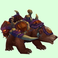 Tan Bear w/ Purple Amani Armour