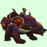 Sickly Tan Bear w/ Purple Amani Armour