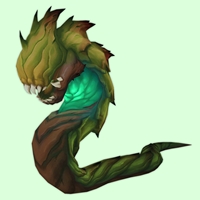 Green Cosmic Worm