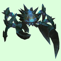 Dark Blue-Green Spiked Crab