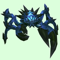 Dark Blue Spiked Crab w/ Blue Markings