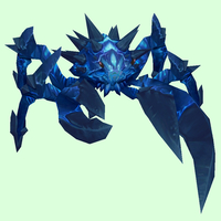 Cobalt Blue Spiked Crab w/ Blue Markings