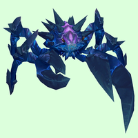 Cobalt Blue Spiked Crab w/ Purple Markings