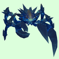 Sooty Dark Blue Spiked Crab