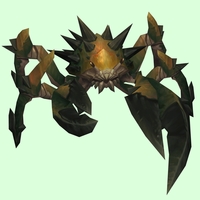 Rusty-Green Spiked Crab