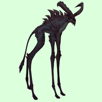 Black Deepstrider w/ Huge Horns & Spiny Back