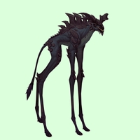 Black Deepstrider w/ Pronged Horns & Spiny Back