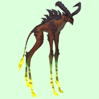 Brown Deepstrider w/ Green Glow, Huge Horns & Spiny Back